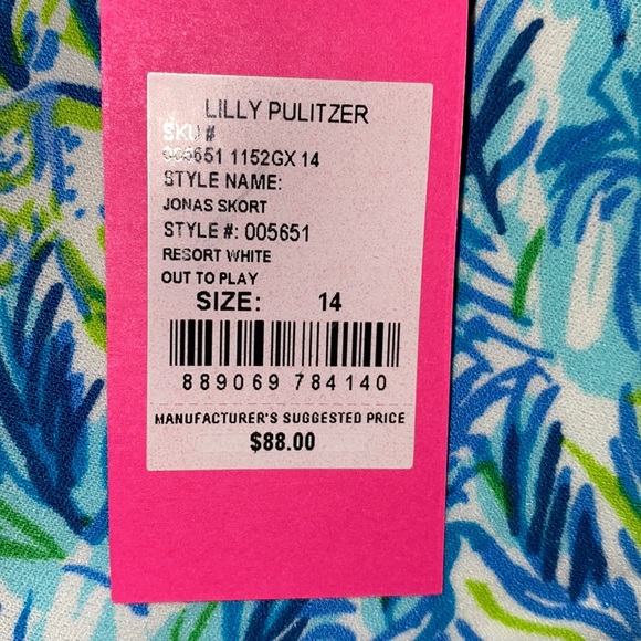Lilly Pulitzer skort size 14 - Picture 3 of 6
